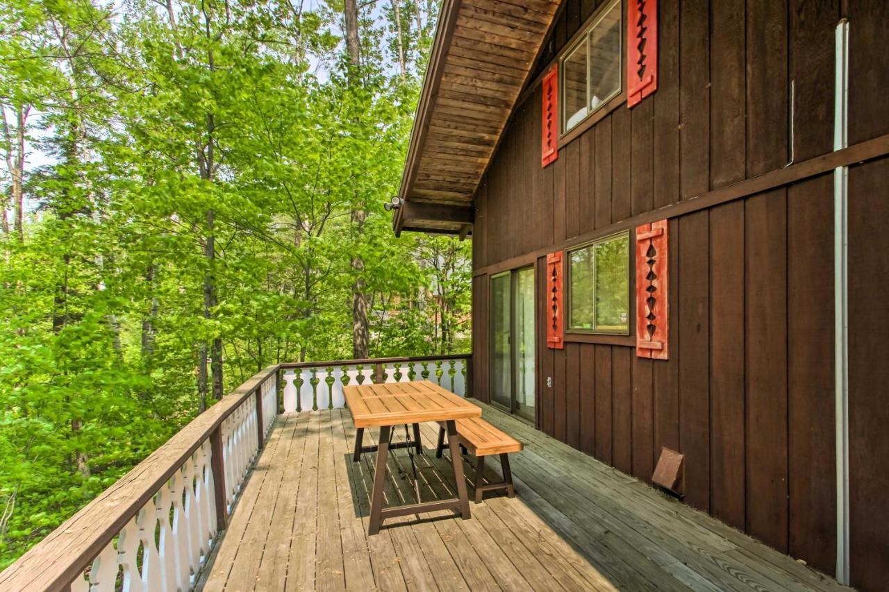 Swiss-Style Chalet With Fireplace - Near Story Land! Bartlett Exterior photo